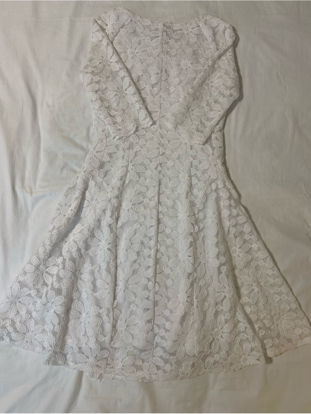 Rabbit Rabbit Rabbit White Lace Overlay Dress - Picture 4 of 10